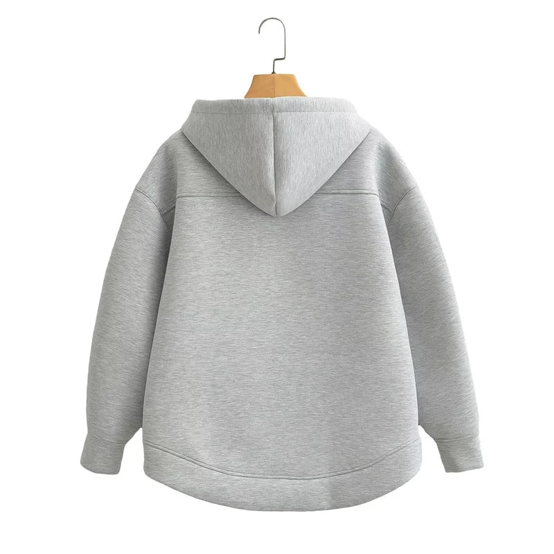 Sweet zippé a capuche