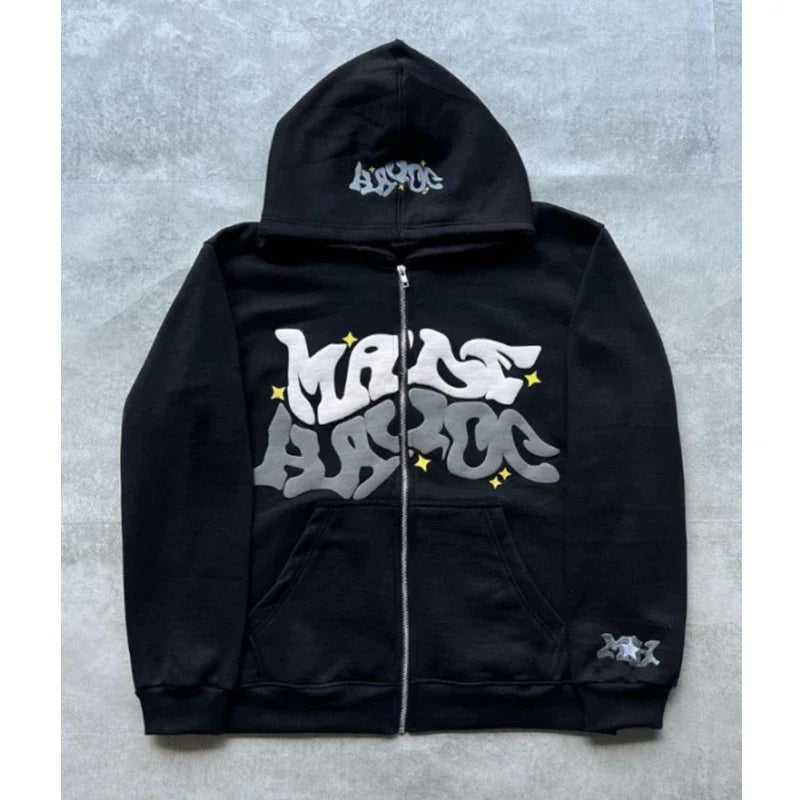 Sweat à capuche zippé Made