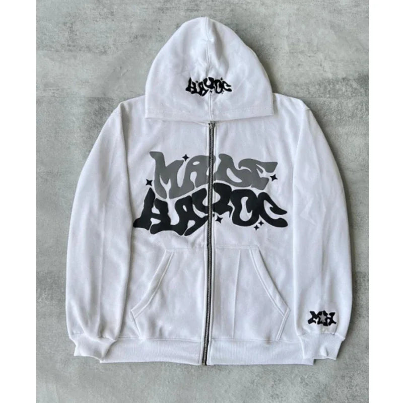 Sweat à capuche zippé Made
