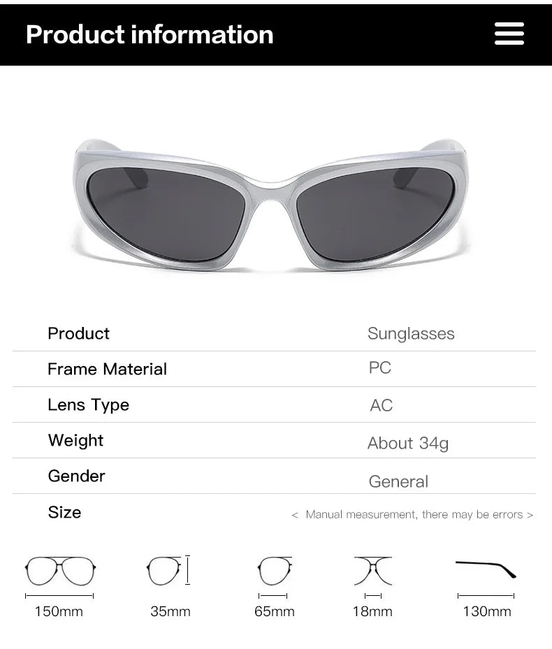 Lunettes de soleil punk