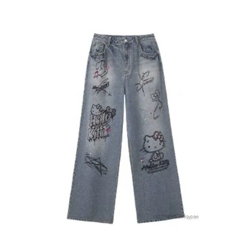 Jean baggy Hello Kitty