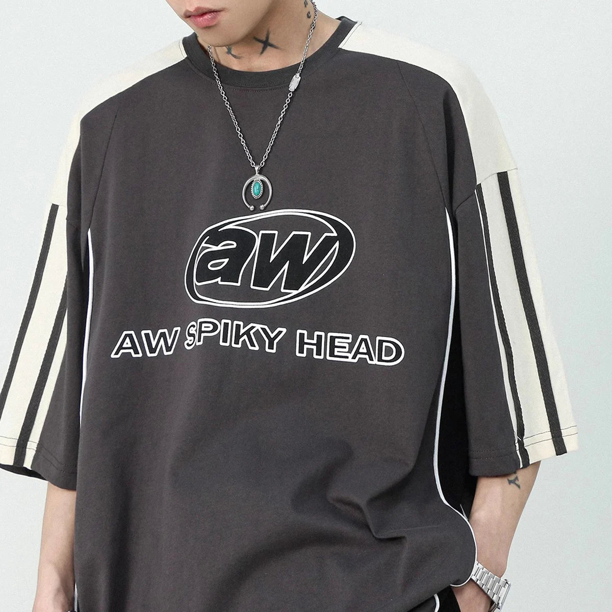 T-shirt Letter Print oversizes