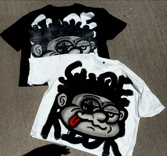 T-Shirt Vintage Cartoon Monster Oversize