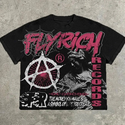 T-shirt Vintage FlyRich Oversize